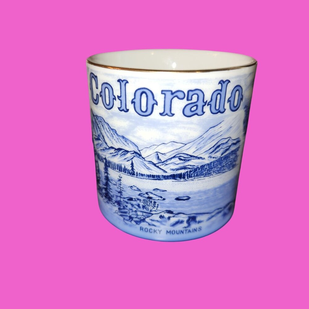 Colorado Souvenir Coffee Mug of the Rocky Mountains, Air Force Academy Chapel